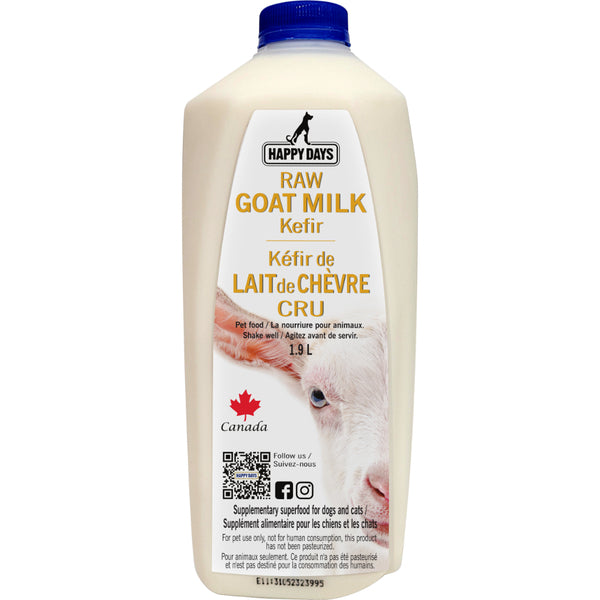Happy Days Raw Fermented Goat Milk 64oz/1.9L