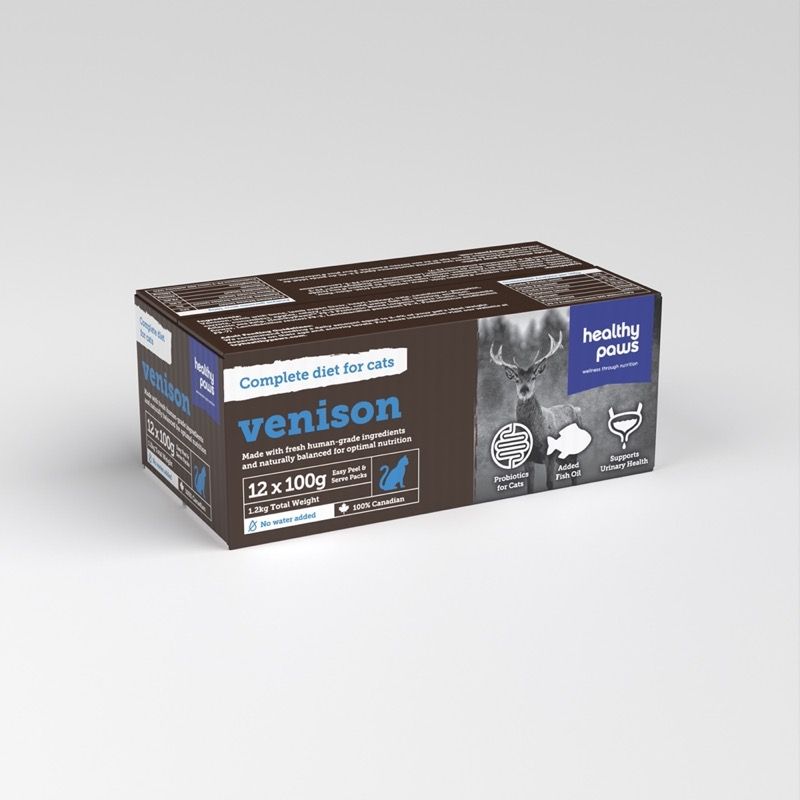 Healthy Paws Cat Venison Dinner 2.64lb/1.99kg