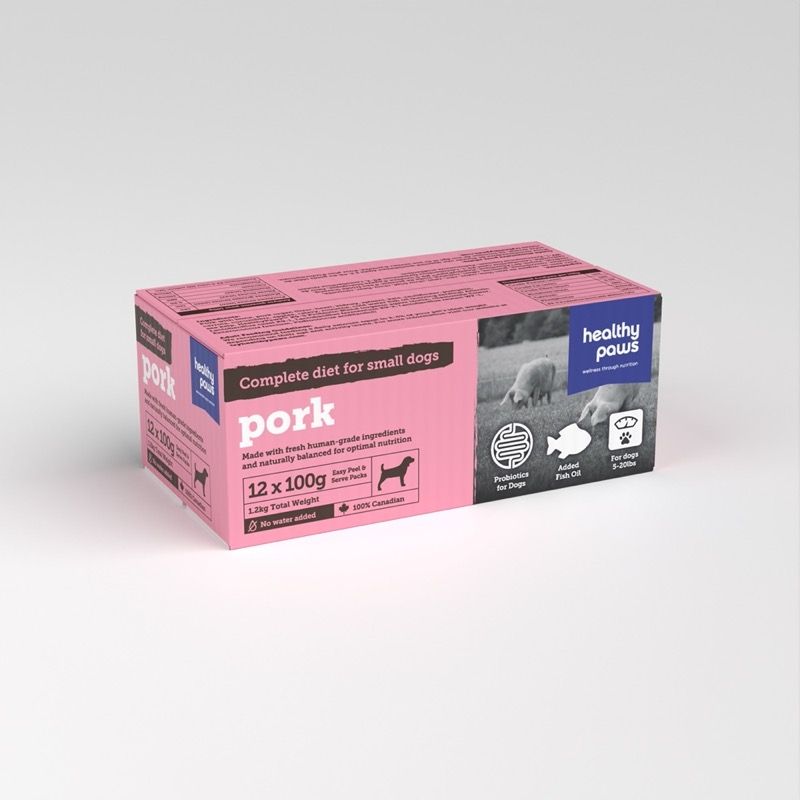Healthy Paws Dog Pork Dinner 2.64lb/1.99kg