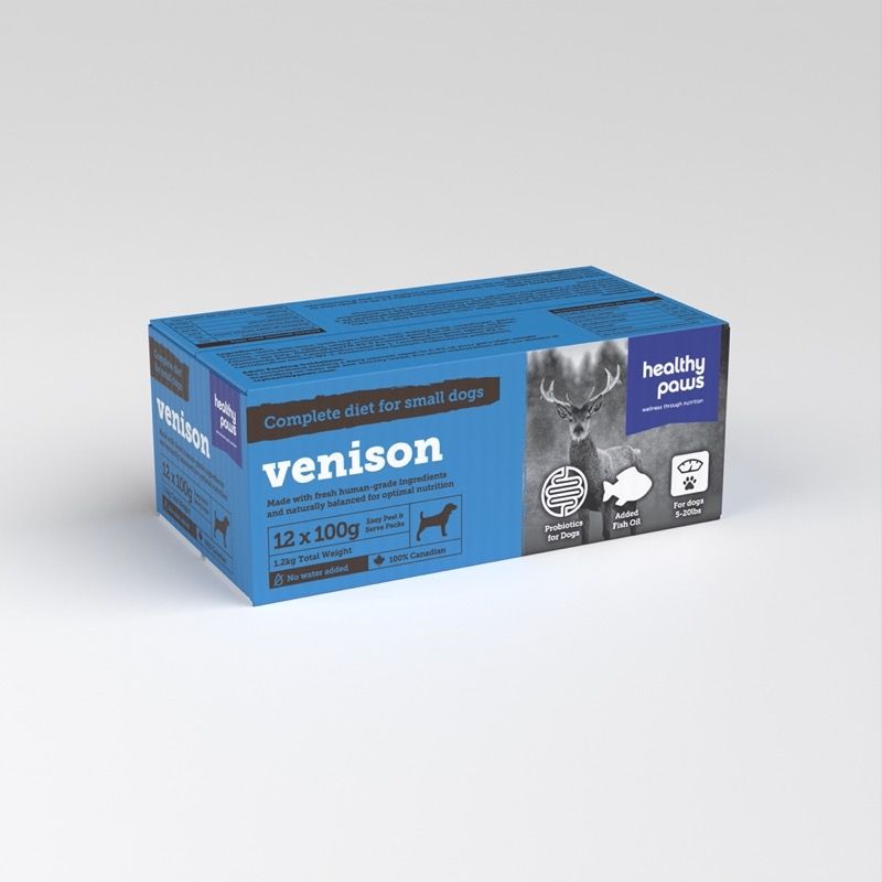 Healthy Paws Dog Venison Dinner 2.64lb/1.99kg