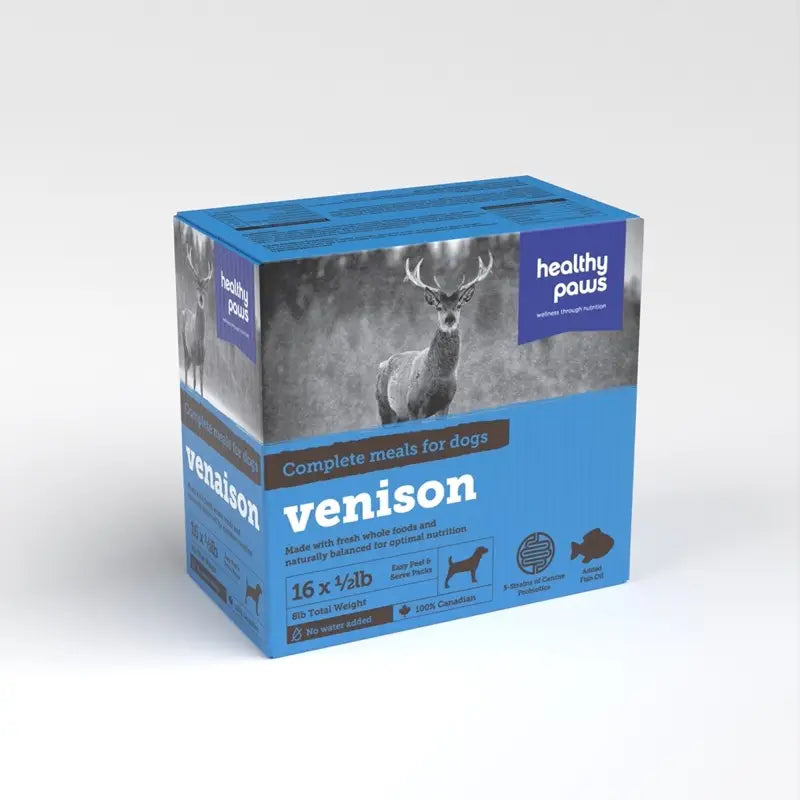 Healthy Paws Dog Venison Dinner 8lb/3.6kg