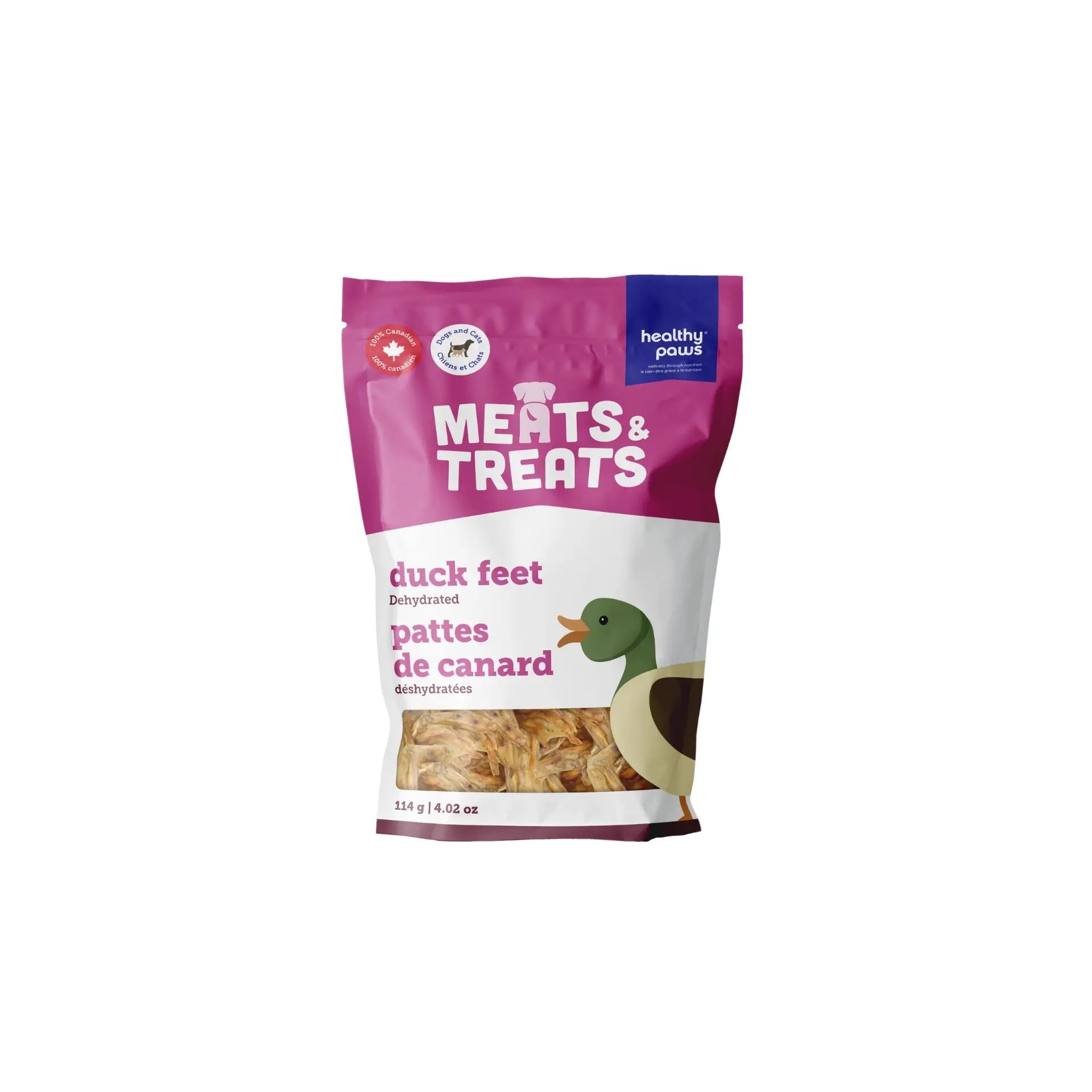 Healthy Paws Dehydrated Duck Feet 125g