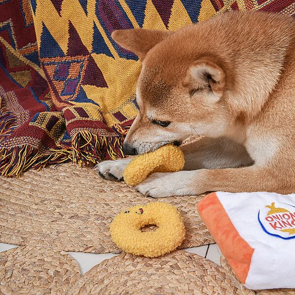 HugSmart Fuzzy Friendz Food Party Onion Rings