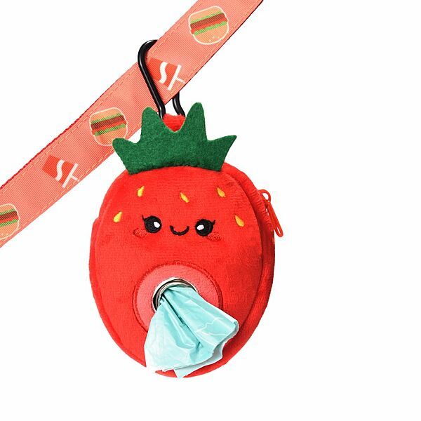 Hugsmart Waste Bag Holder Strawberry
