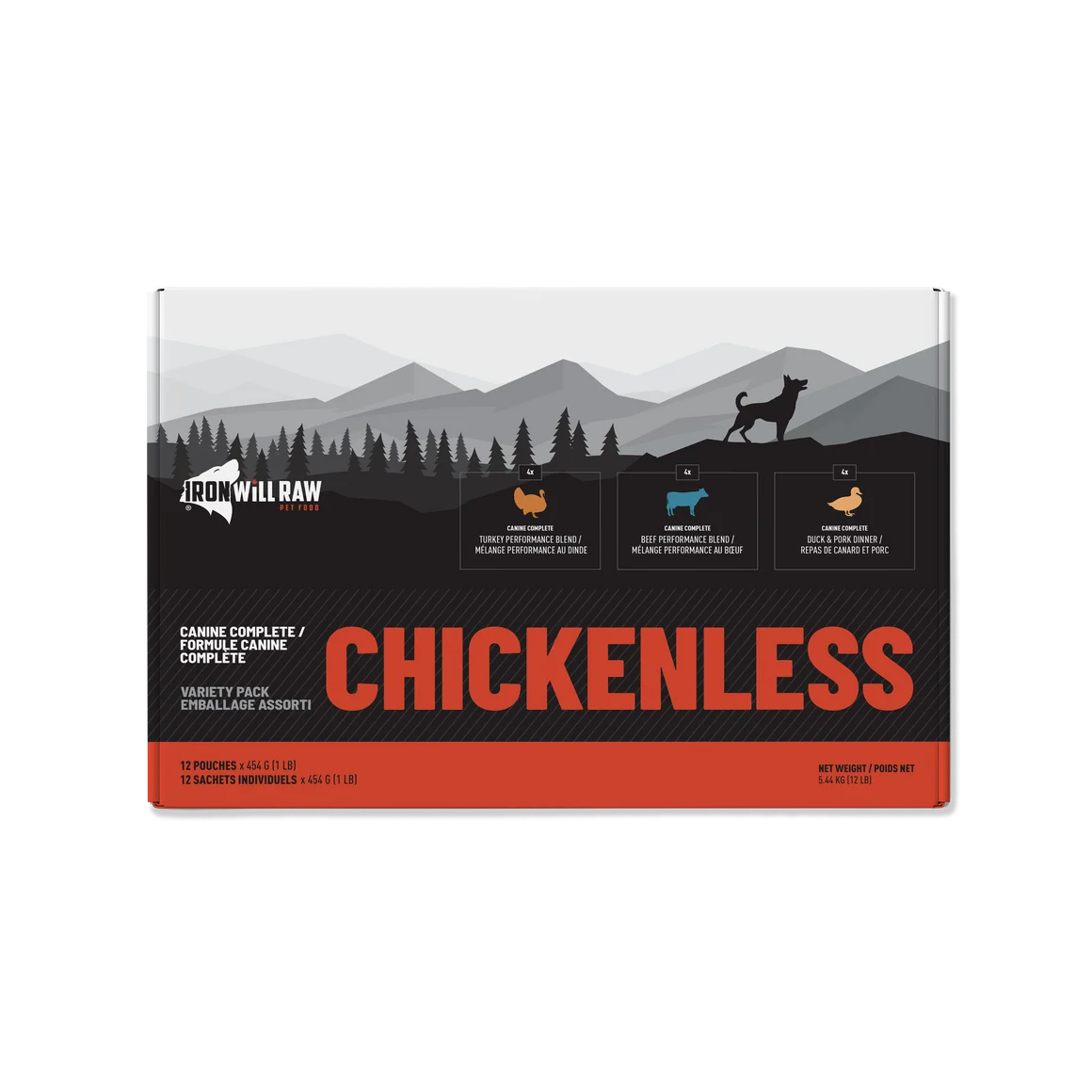 Iron Will Canine Complete Chickenless Feast 12lb