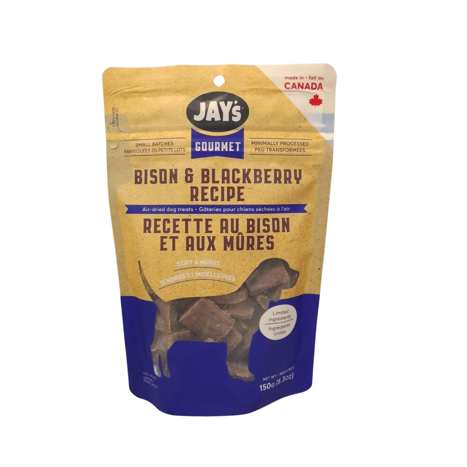 Jay'S Gourmet Smoked Bison & Blackberry Recipe 150G/5.3Oz