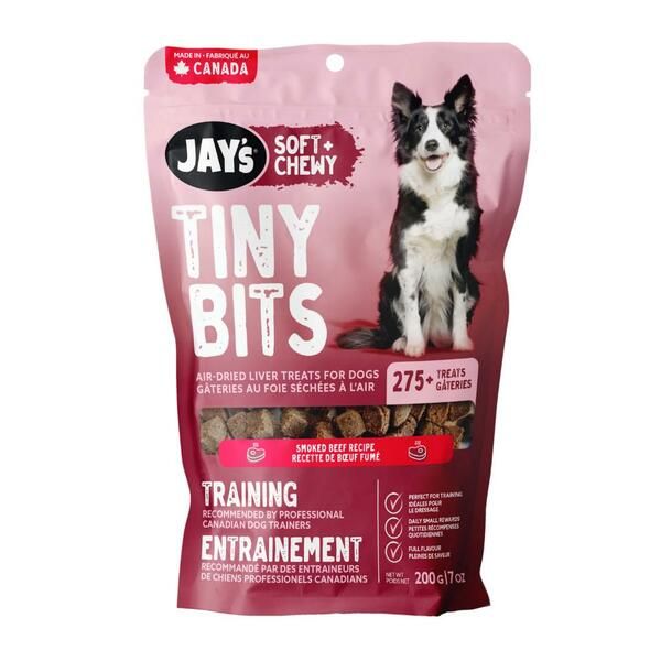Jay'S Soft + Chewy Tiny Bits Training Treats Smoked Beef Recipe 200G/7Oz