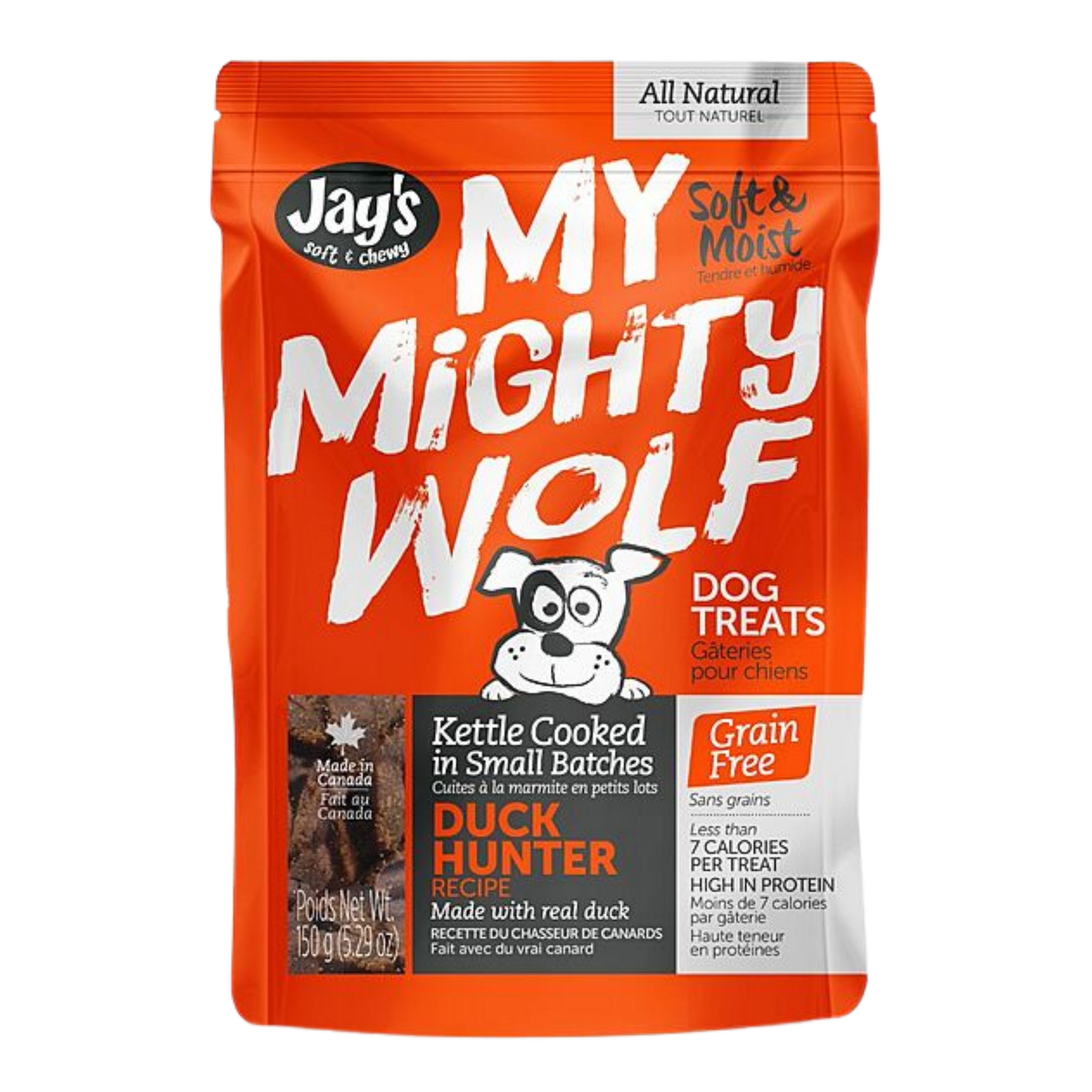 Jay's Soft + Chewy My Mighty Wolf Duck Hunter Recipe 150G/5.3Oz