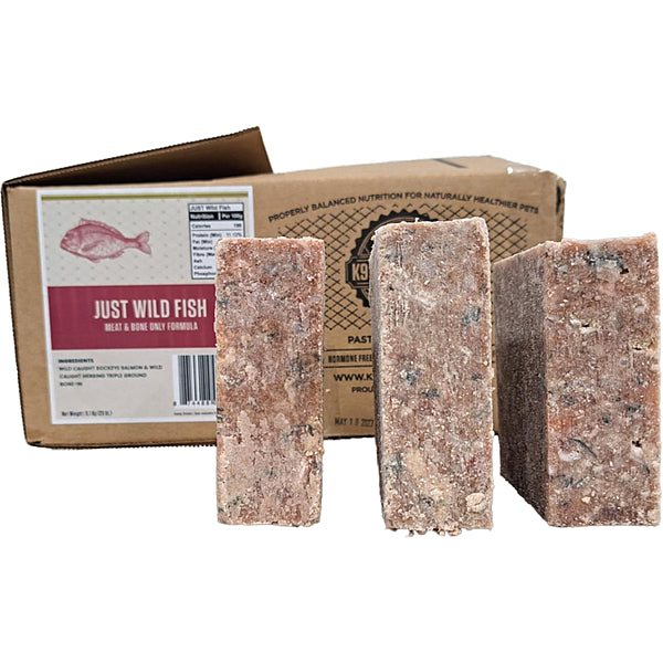 K9 Choice Just Wild Fish Meat & Bone 20lb/9kg