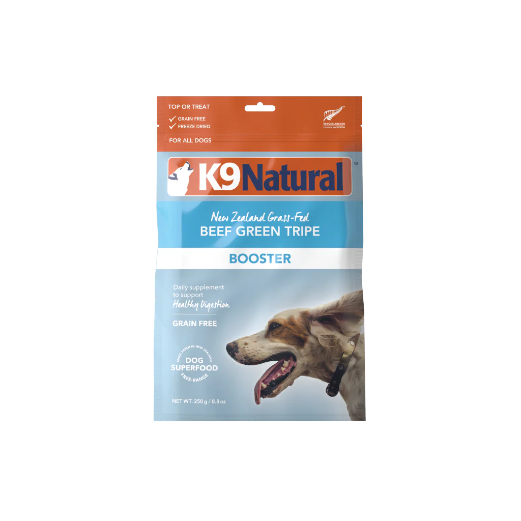 K9 Natural Freeze Dried Beef Green Tripe Booster 250G