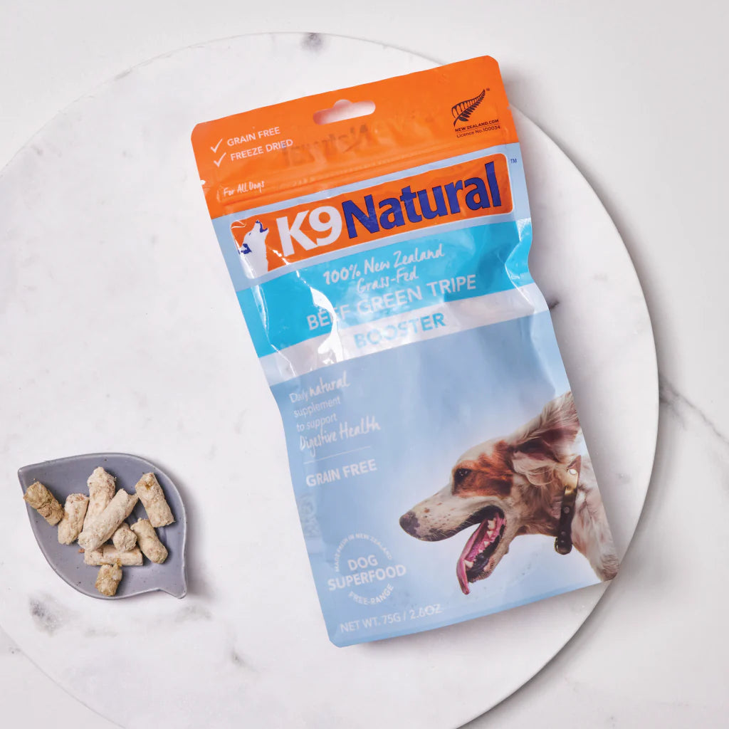 K9 Natural Freeze Dried Beef Green Tripe Booster 2.6Oz/75G