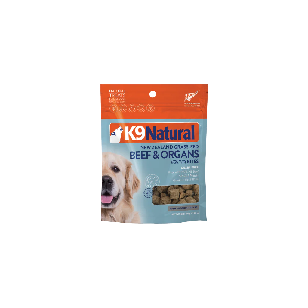 K9 Natural Freeze Dried Beef & Organs Healthy Bites 1.76oz/50g