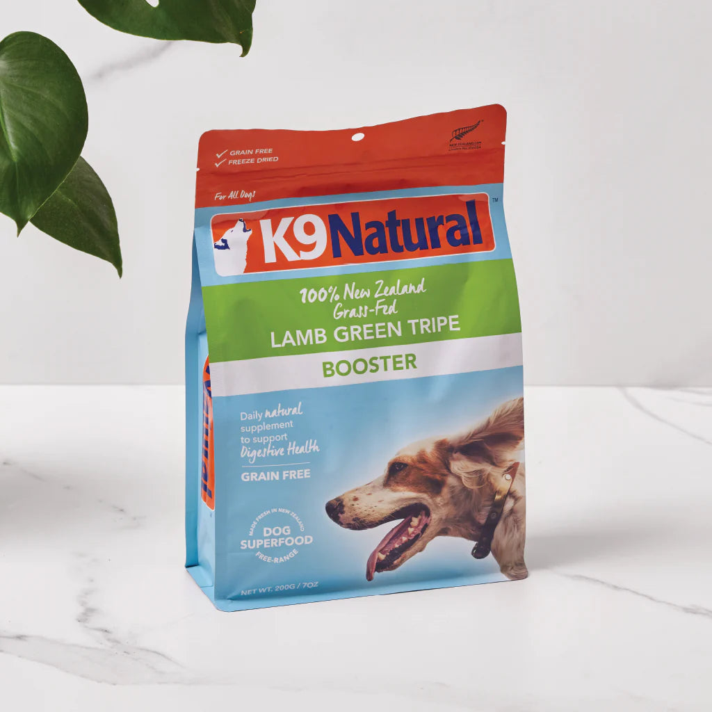 K9 Natural Freeze Dried Lamb Green Tripe Booster 7Oz/200G