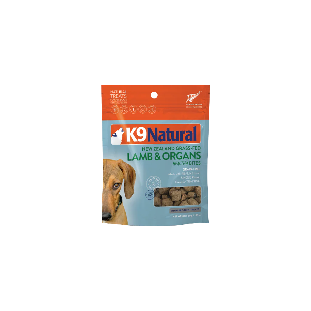 K9 Natural Freeze Dried Lamb & Organs Healthy Bites 1.76G/50G