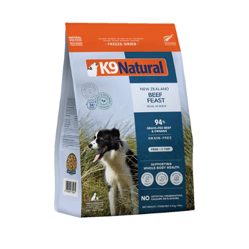 K9 Natural Freeze Dried Beef Feast 4Lb/1.8Kg