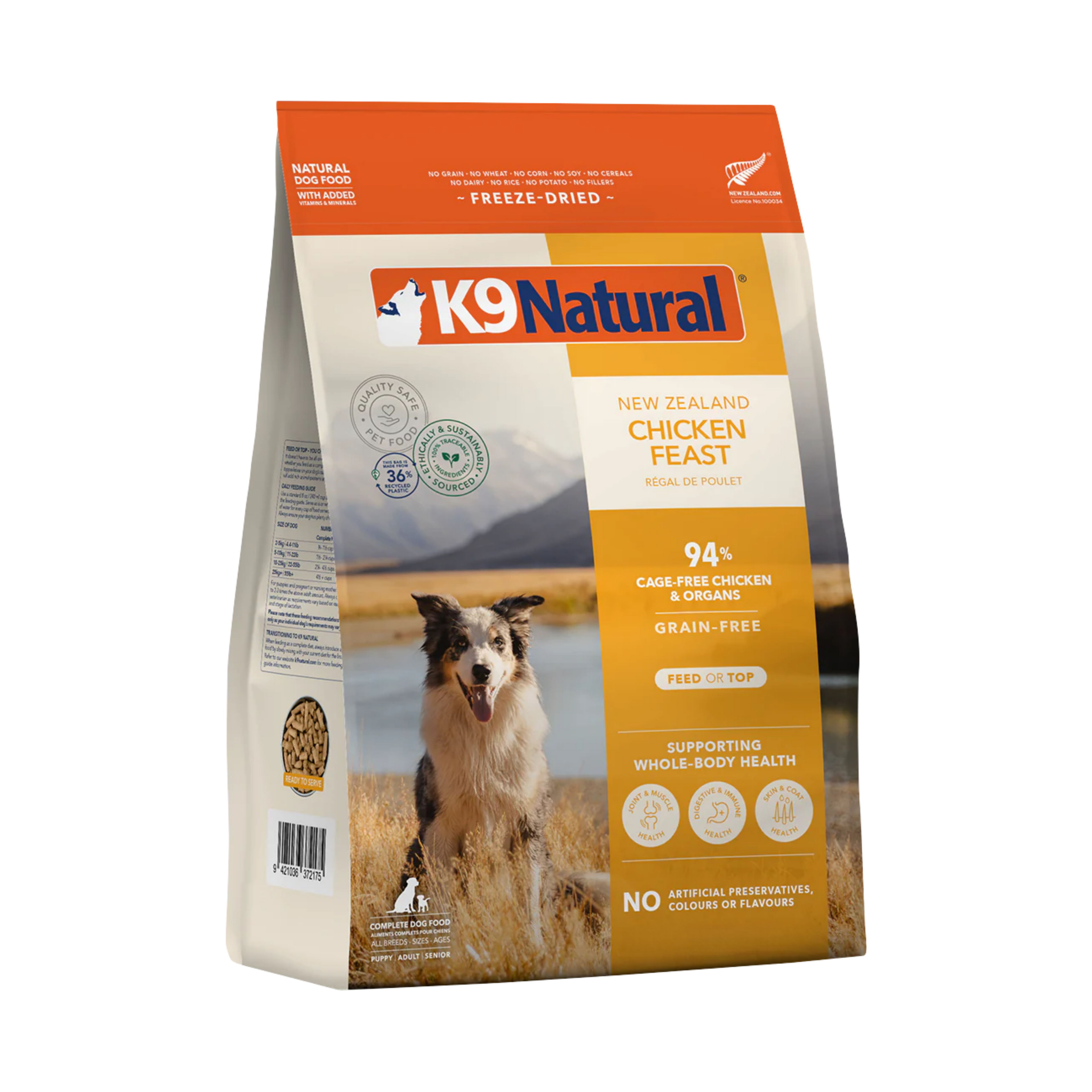 K9 Natural Freeze Dried Chicken Feast 17.6Oz/500G