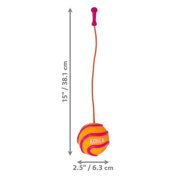 Kong Bunji High-Viz Ball Assorted Colour Medium