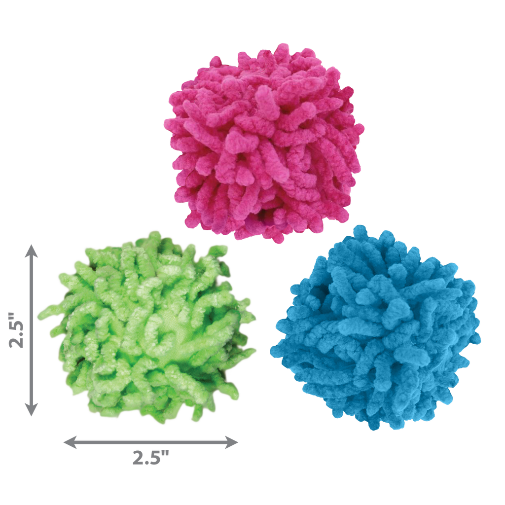Kong Cat Active Moppy Ball Assorted Colours