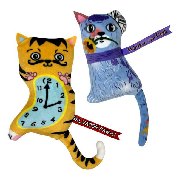 Kong Cat Artz Dali/van Gogh 2pk