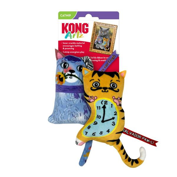 Kong Cat Artz Dali/van Gogh 2pk