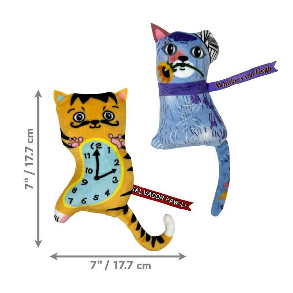 Kong Cat Artz Dali/van Gogh 2pk