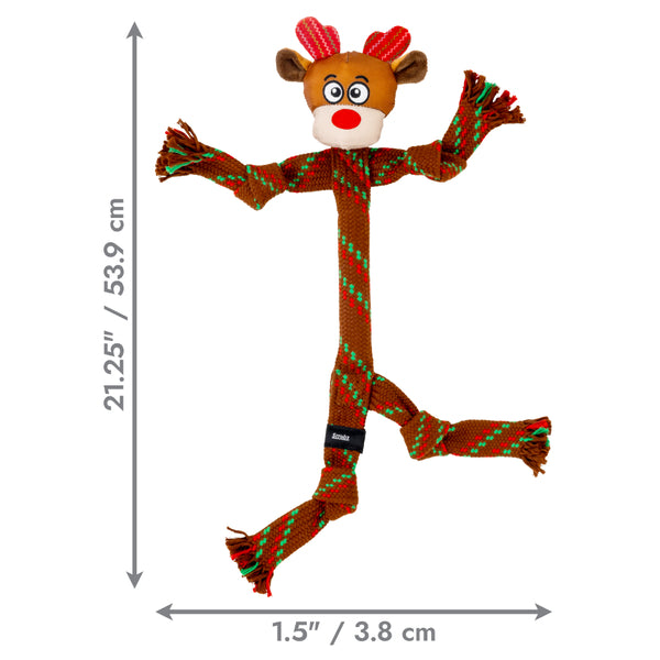 Kong Christmas Scrubz Reindeer Large