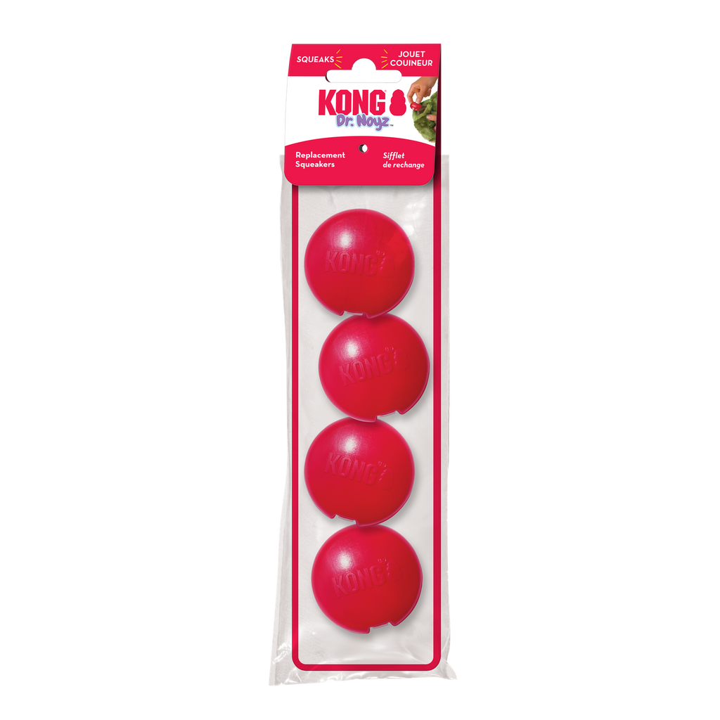 Kong Dr Noyz Refill Squeakers Large 4Pk