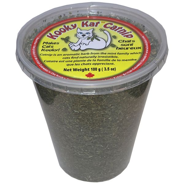 Kooky Kat Catnip Leaf & Flower Tub 100G