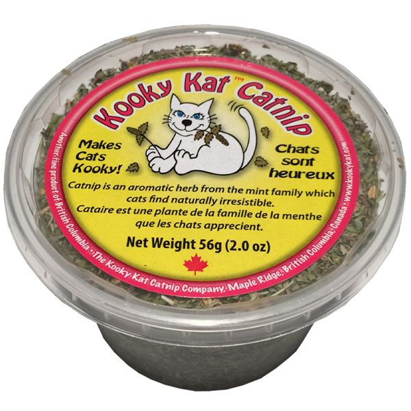 Kooky Kat Catnip Leaf & Flower Tub 56G