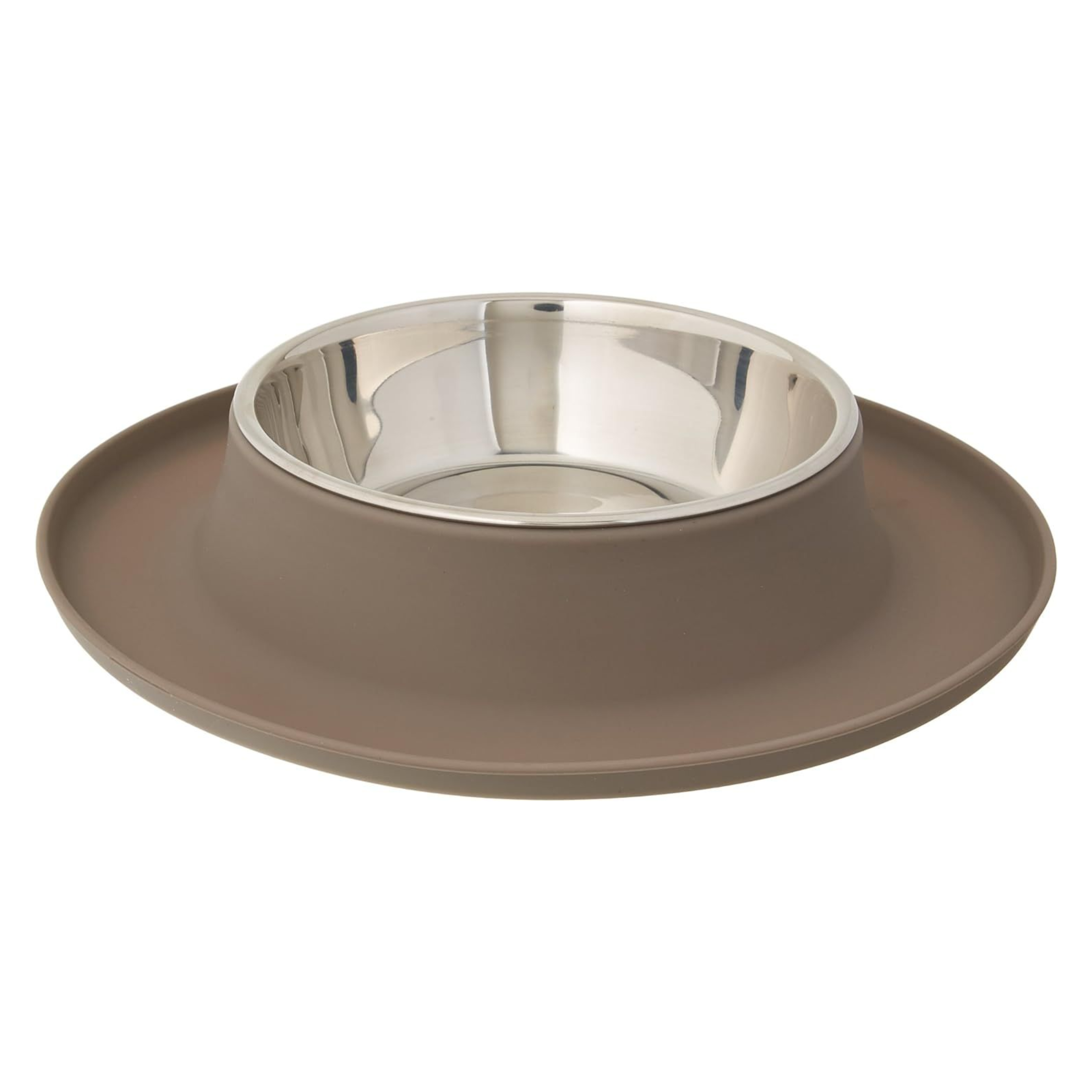 Messy Mutts Silicone Feeder Grey