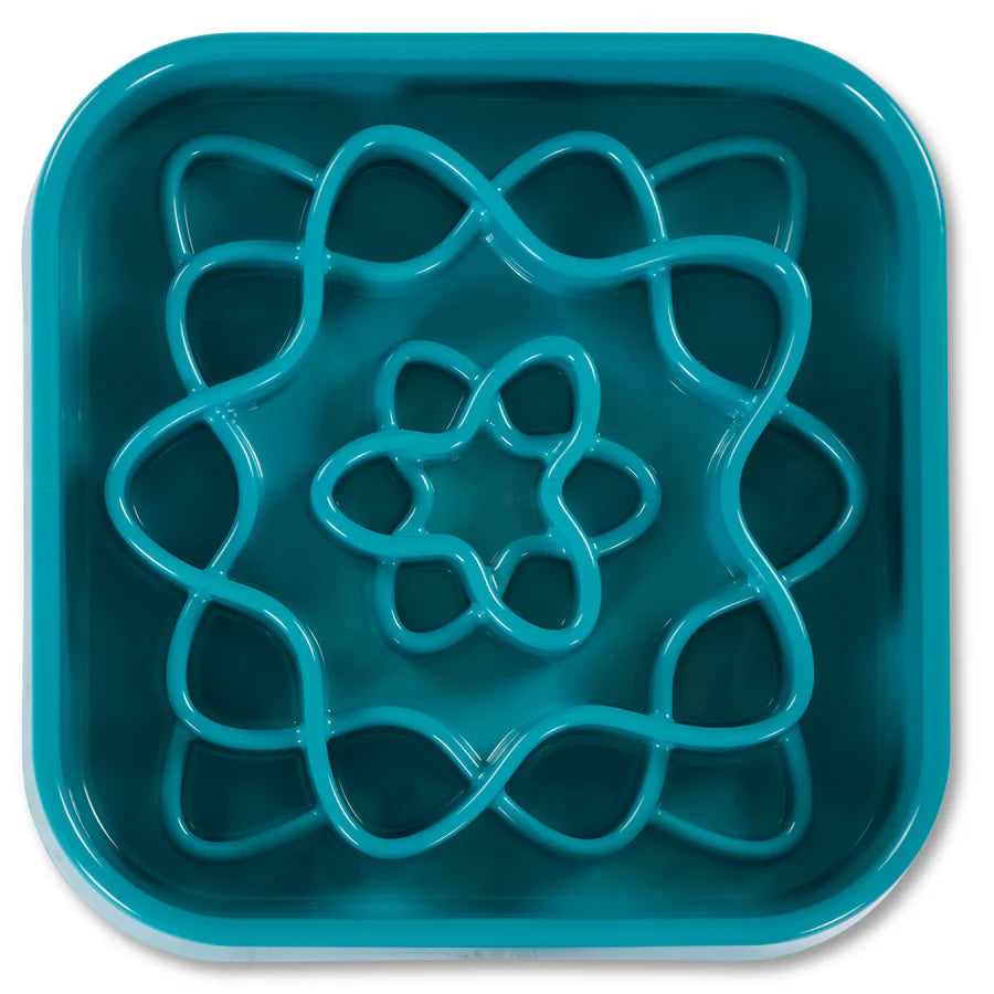 Messy Mutts Slow Feeder Blue Large