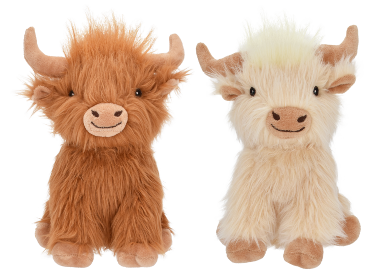 Multipet Shaggy Highland Cow Assorted 8"