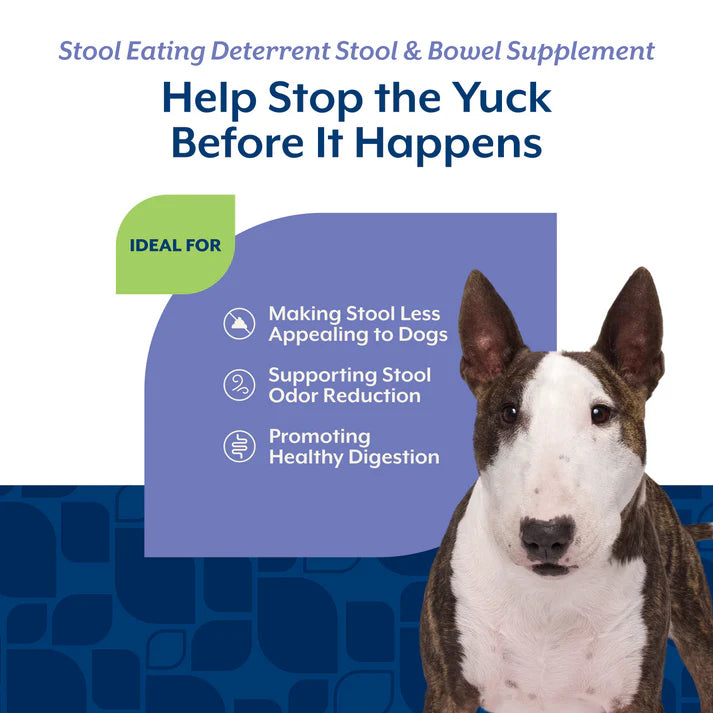 Naturvet Stool & Bowel Stool Eating Deterrant With Breath Aid Soft Chews 70ct 5.4oz/154g