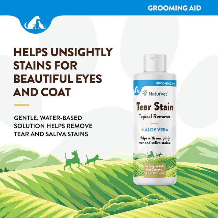 Naturvet Tear Stain Topical Remover 4Oz