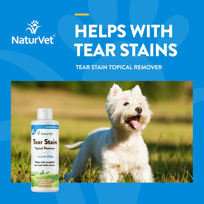 Naturvet Tear Stain Topical Remover 4Oz