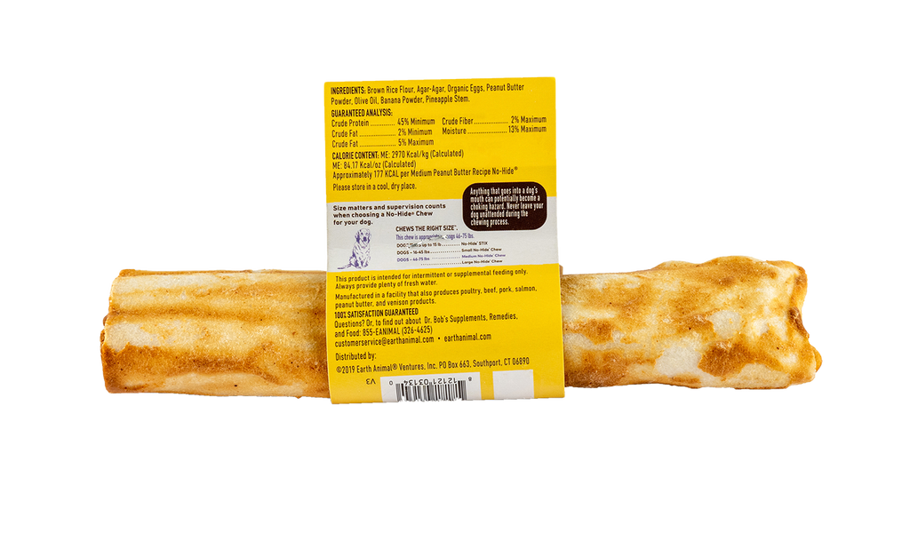 No Hide Chew Peanut Butter Medium