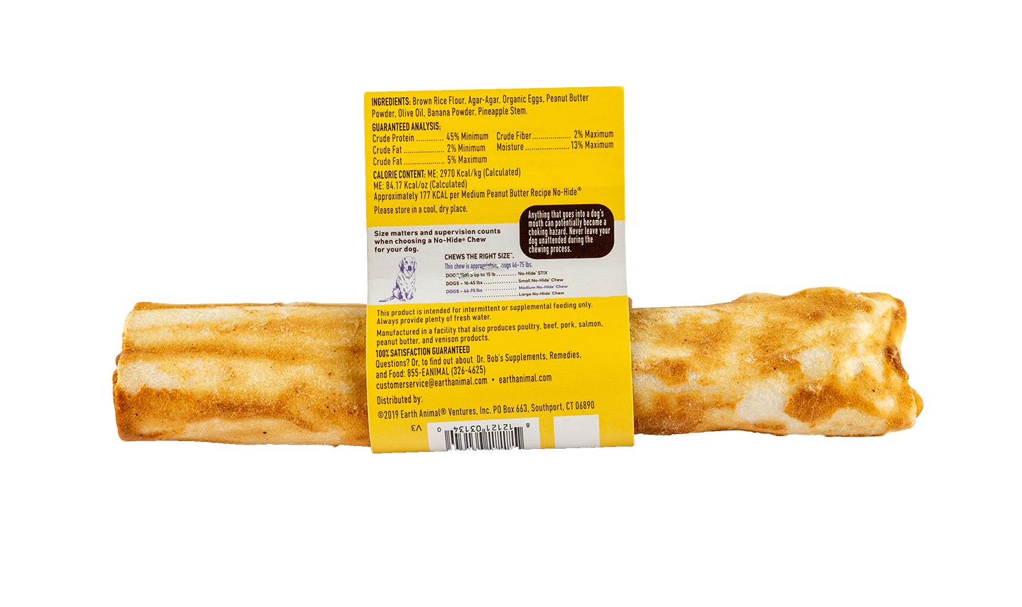 No Hide Chew Peanut Butter Medium