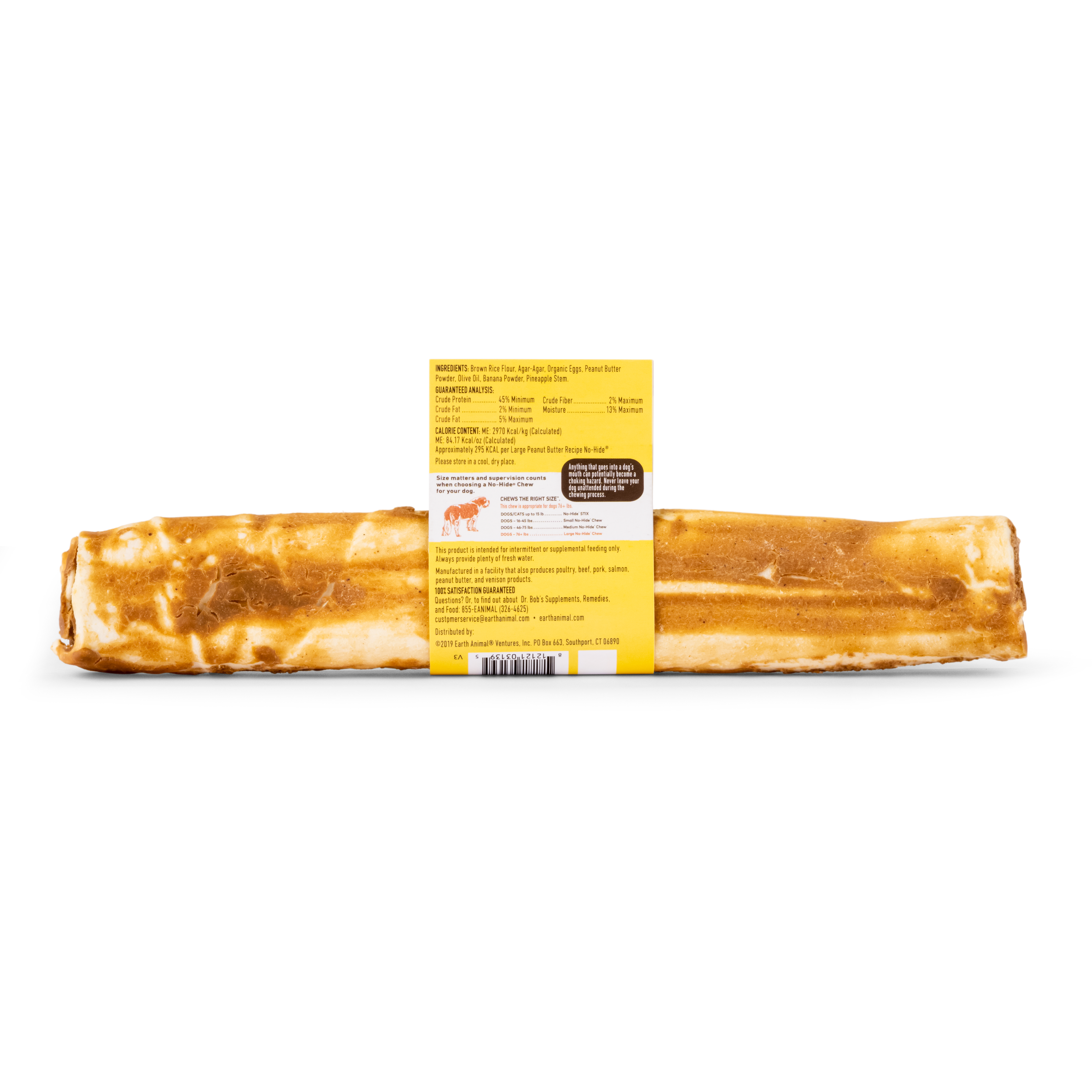 No Hide Chew Peanut Butter Large