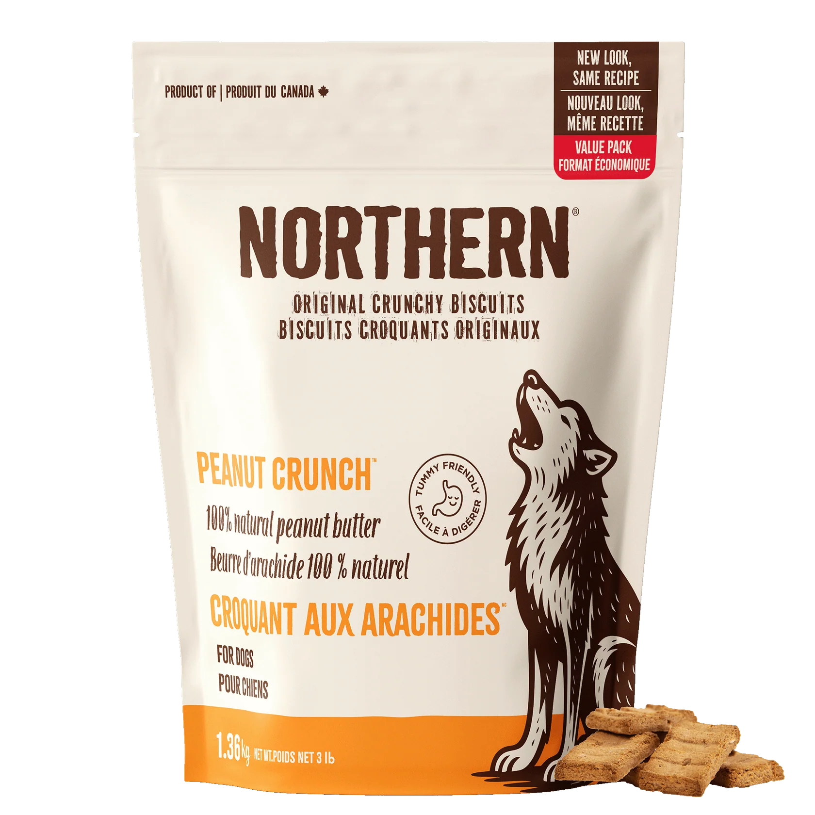 Northern Dog Biscuit Bakery Peanut Crunch 3lb/1.36kg