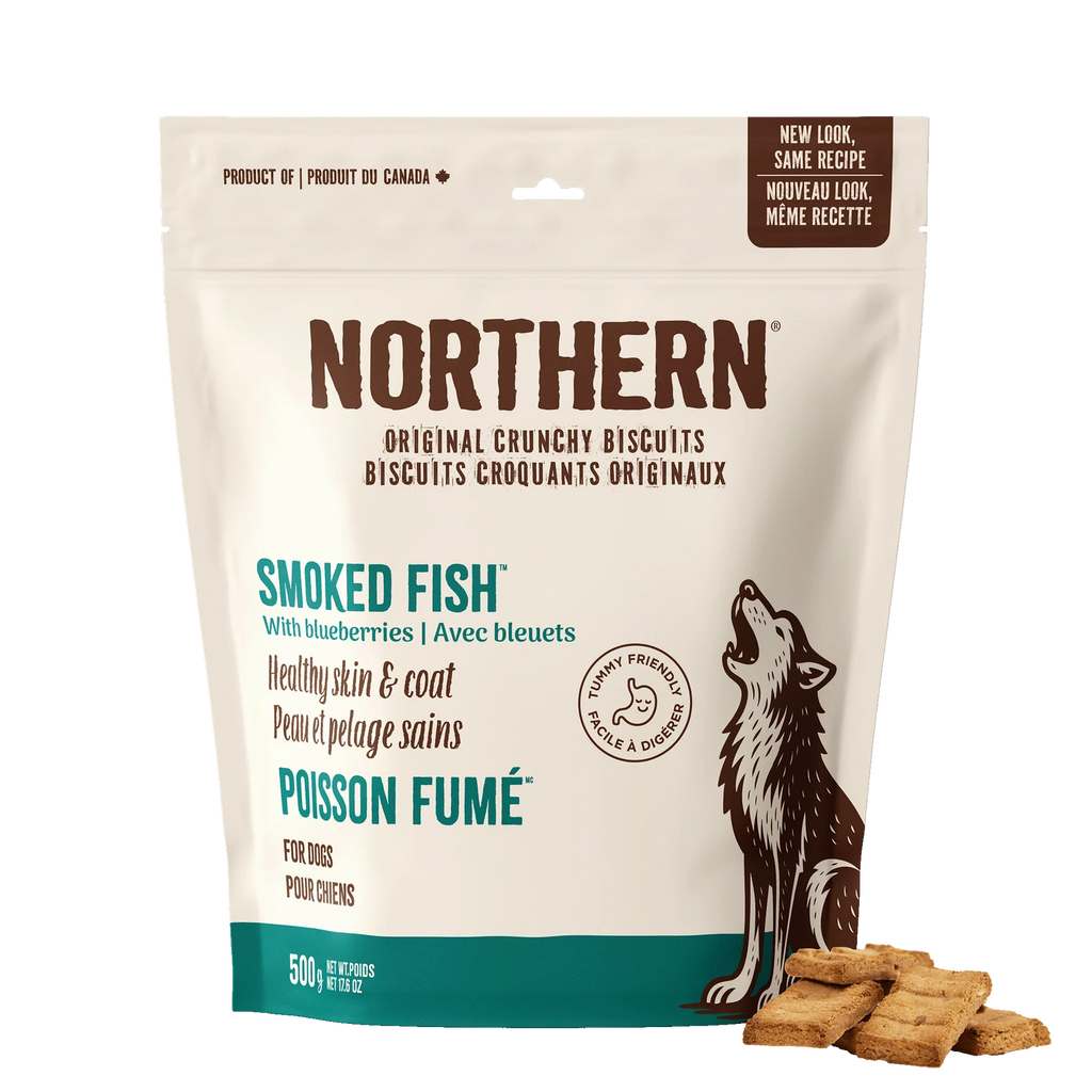 Northern Dog Biscuit Bakery Smoked Fish With Blueberries 500g/17.6oz