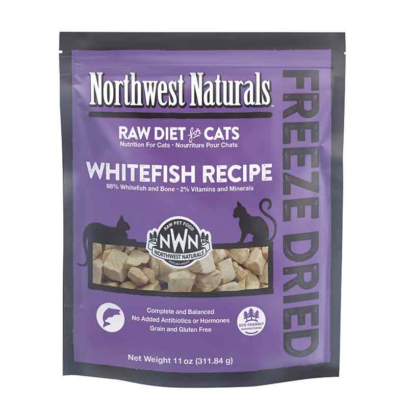 Northwest Naturals Cat Freeze Dried Whitefish Recipe 11oz/311.8g