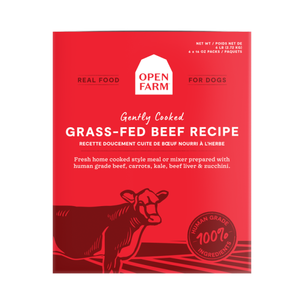 Open Farm Gently Cooked Grass-Fed Gf Beef Recipe 6Lb