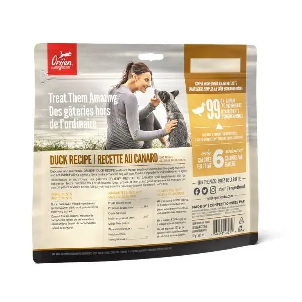 Orijen Dog Freeze Dried Duck Treats 92G