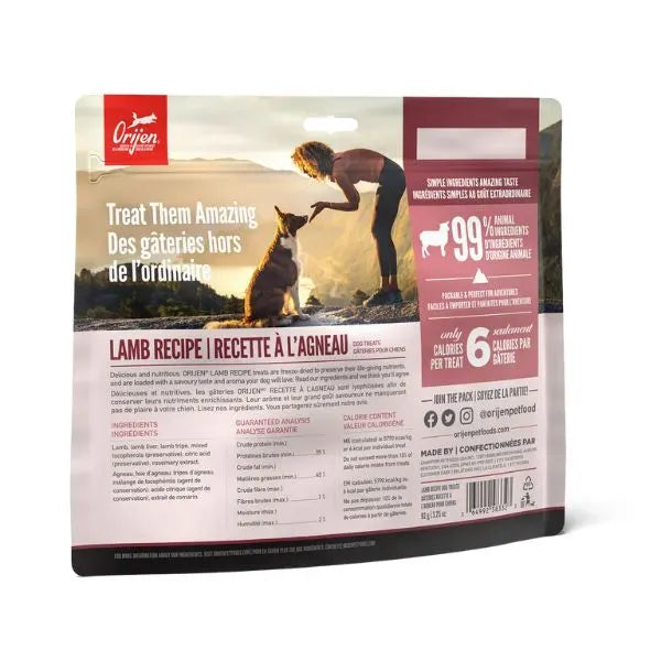 Orijen Dog Freeze Dried Lamb Treats 92G