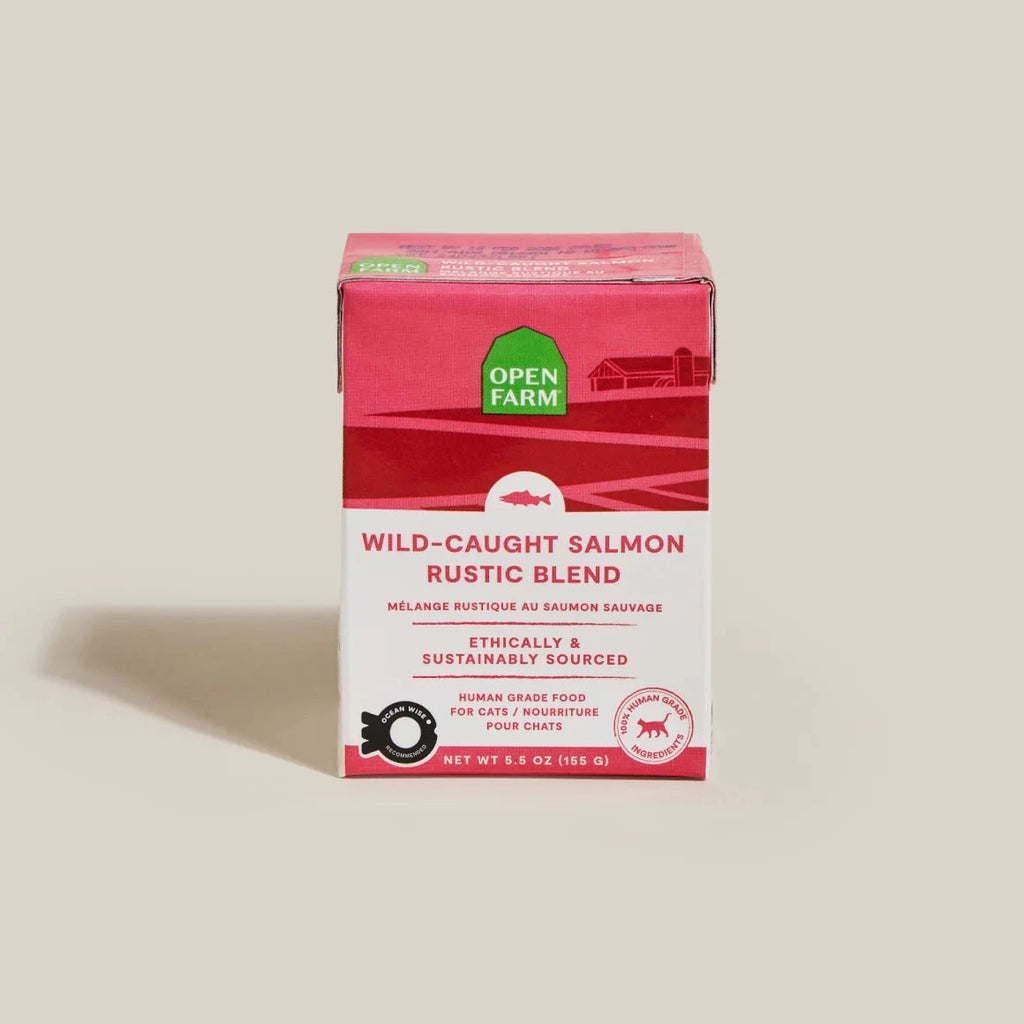 Open Farm Cat Wild-Caught Salmon Rustic Blend Pate 5.5oz