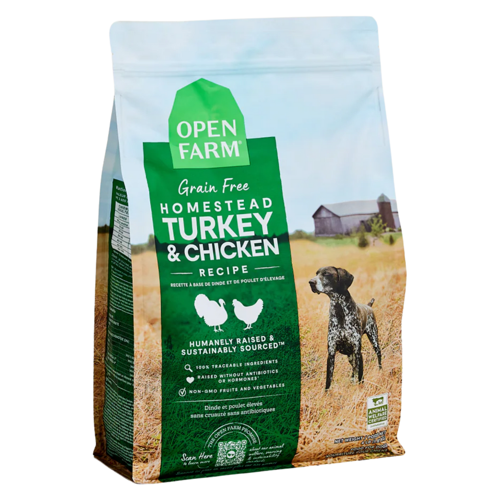 Open Farm Dog Grain Free Homestead Turkey & Chicken 22Lb/10Kg