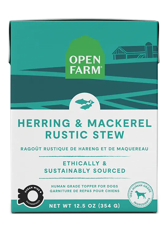 Open Farm Dog Herring & Mackerel Rustic Stew 12.5oz/354g