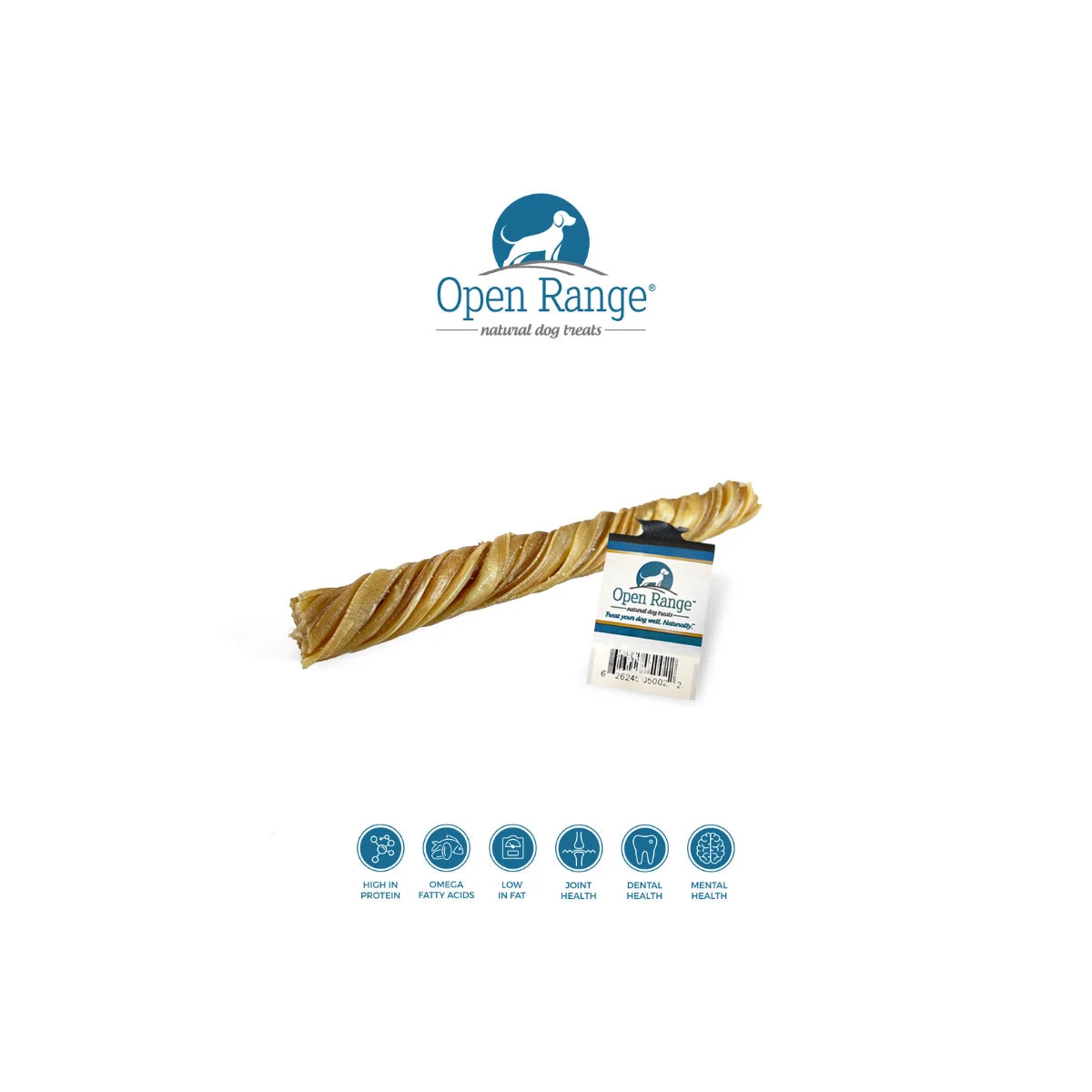 Open Range Beef Tripe Twist 5"