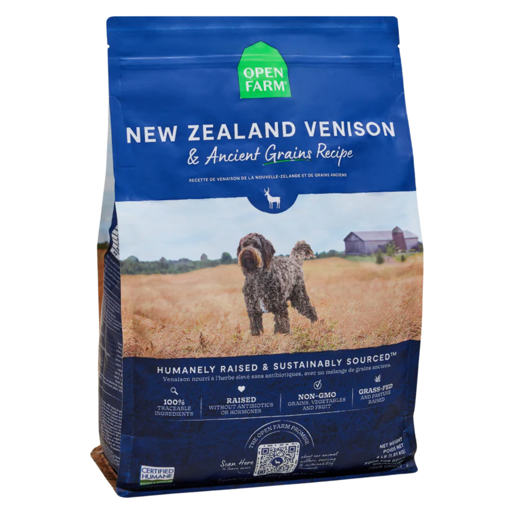 Open Farm Dog Ancient Grain New Zealand Venison 4lb