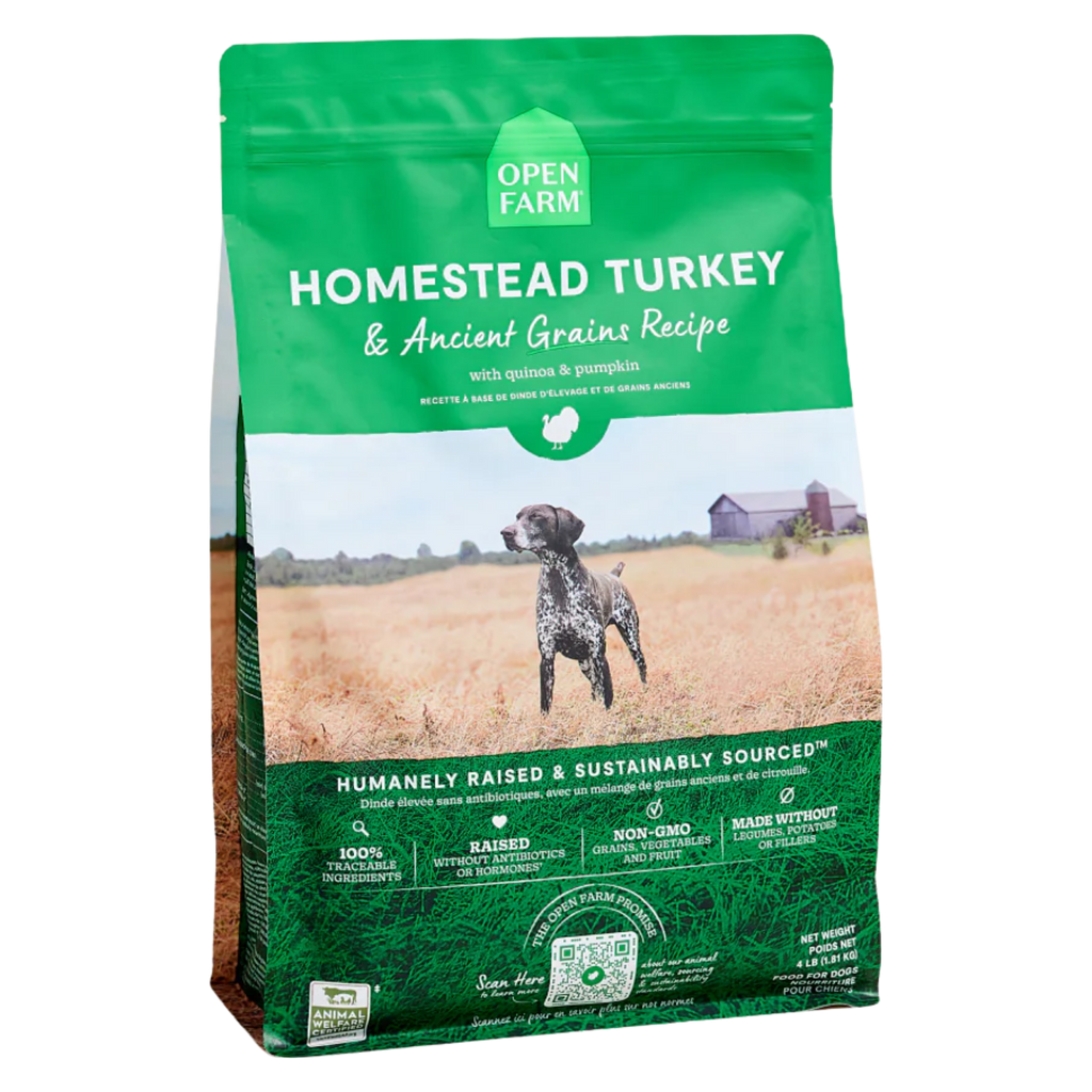Open Farm Dog Ancient Grain Turkey 22Lb/10Kg